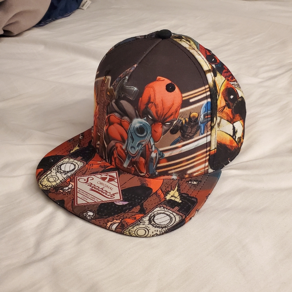 Bioword Deadpool Marvel Snapback